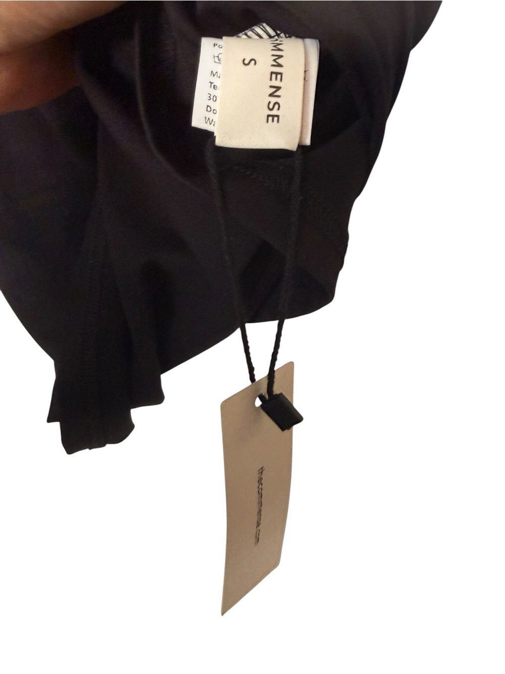 Commense Cross Neck Ruched Fitted Tank Top - Picture 6 of 6